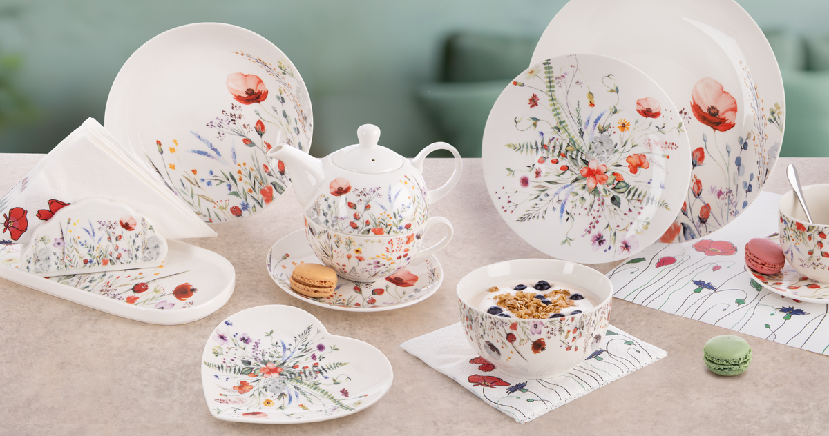 KÚZELNÉ SERVÍROVANIE S NEŽNOU KOLEKCIOU MAK