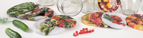 V našej ponuke nájdete viečka na závit a aj Omnia viečka rôznych veľkostí a&nbsp;dekorov.