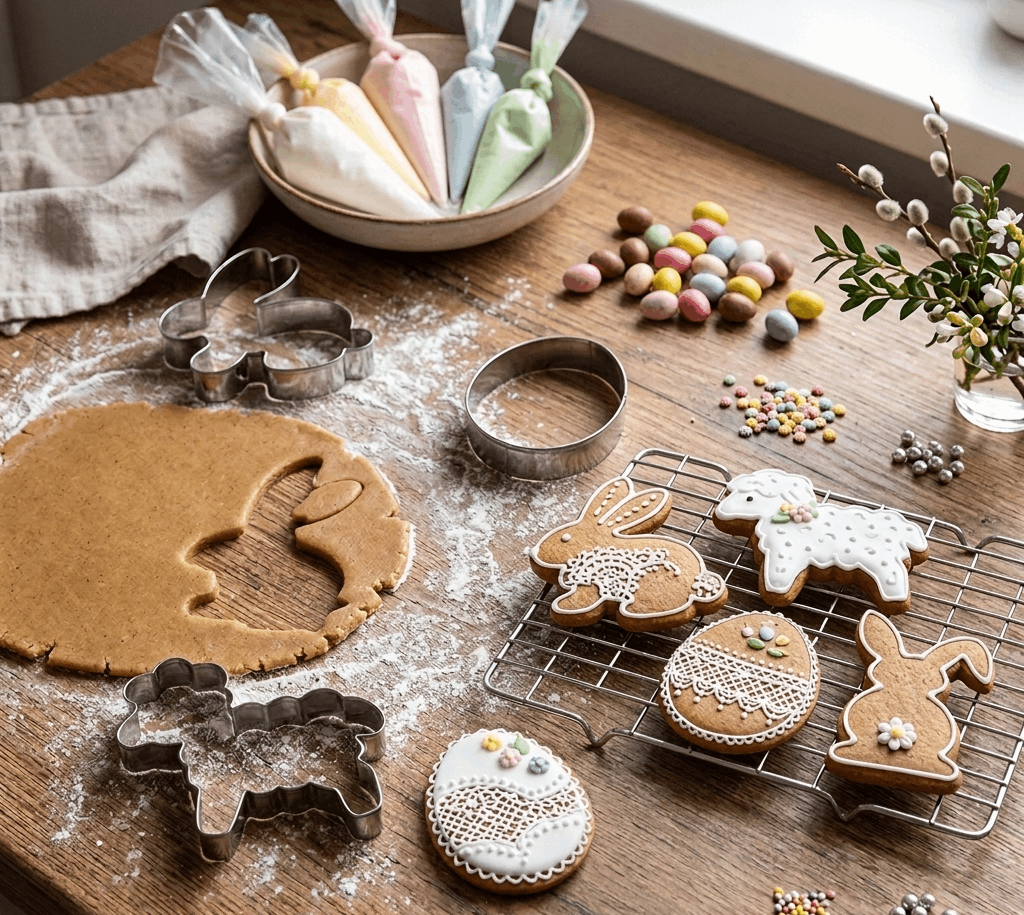 veľkonočné vykrajovače a perníčky