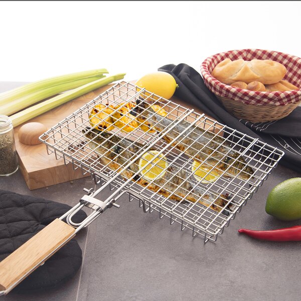 Grilovacia mriežka košík 32x22 cm