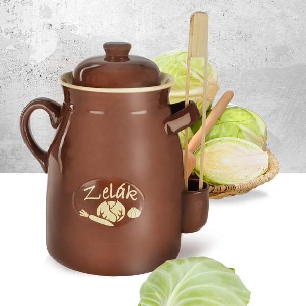 Nakladací hrniec s kliešťami zelák 6 l