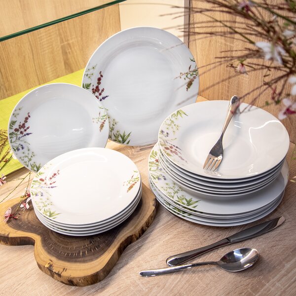 Jedálenská sada Garden 18 dielov