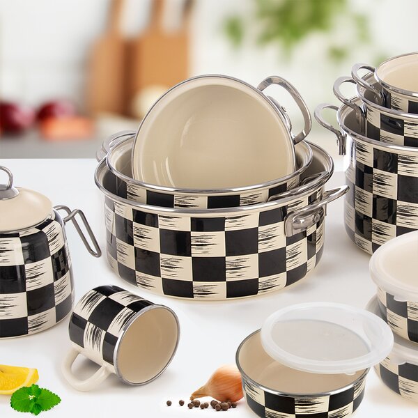 Kastról ŠACHOVNICA Lem 3 l