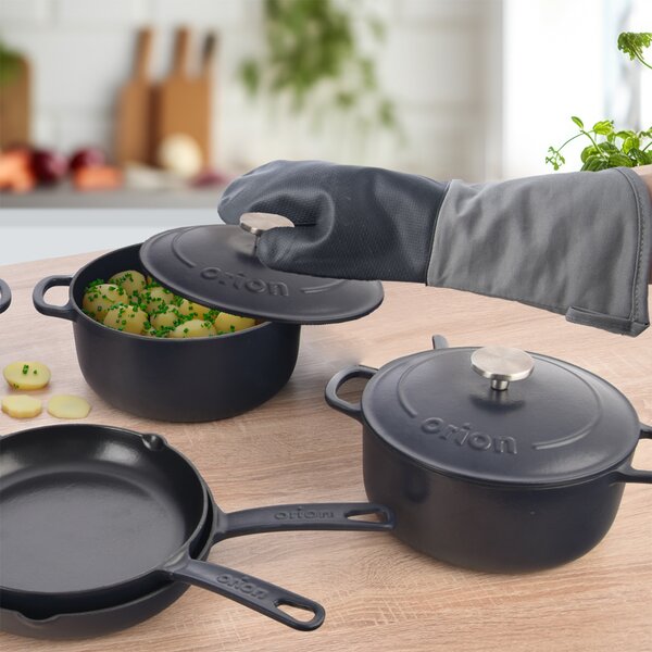 Hrniec s pokrievkou LIATINA SMALT 5,2 l