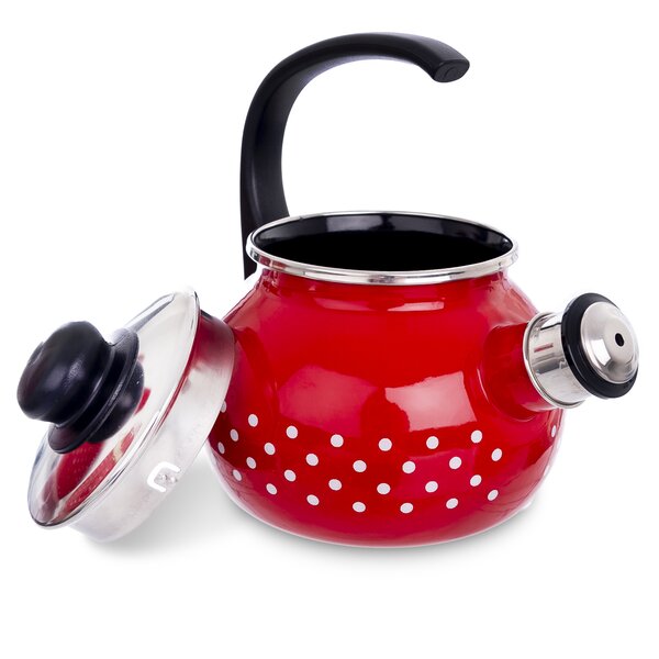 Čajník s píšťalou BODKA 1,75 l