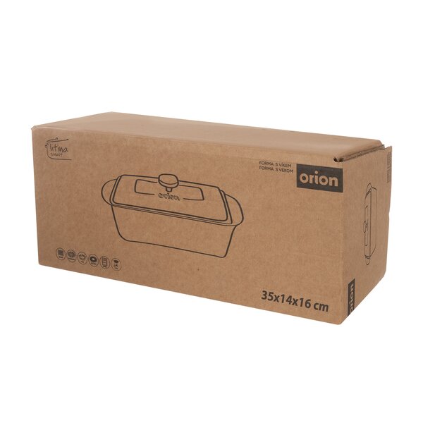 Forma na pečenie LIATINA SMALT s poklopom 35x14x16 cm