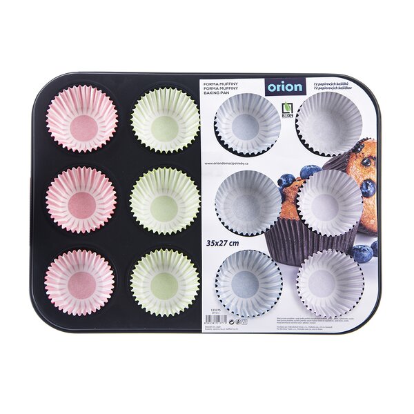 Forma na pečenie muffiny s košičkami