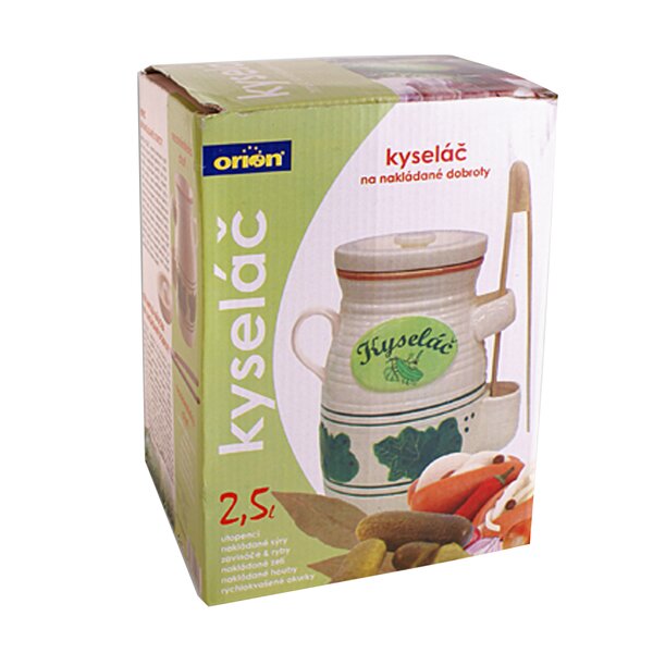 Hrniec na nakladanie s kliešťami Kyseláč 2,5 l