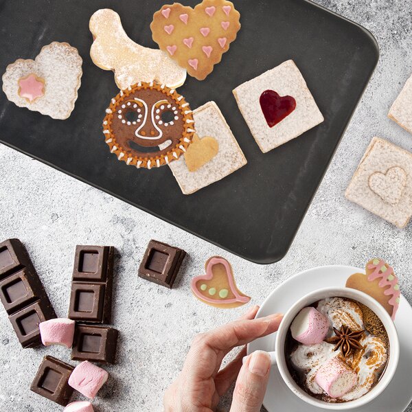 Vykrajovačka štvorec srdiečko