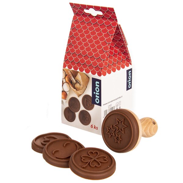 Pečiatka na pečenie súprava 4 dekory