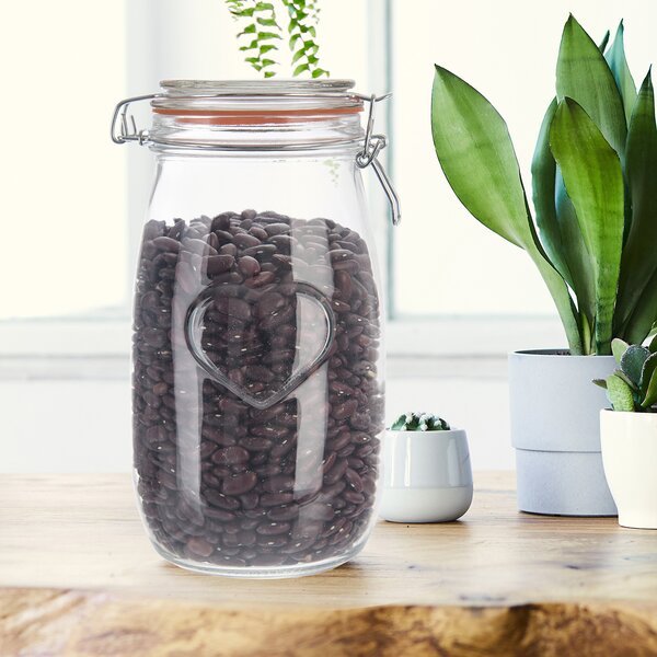 Dóza s klipovým uzáverom Bela 1,5 l srdce