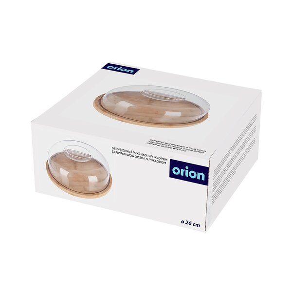 Servírovacia doska s poklopom pr. 26 cm, v. 9 cm