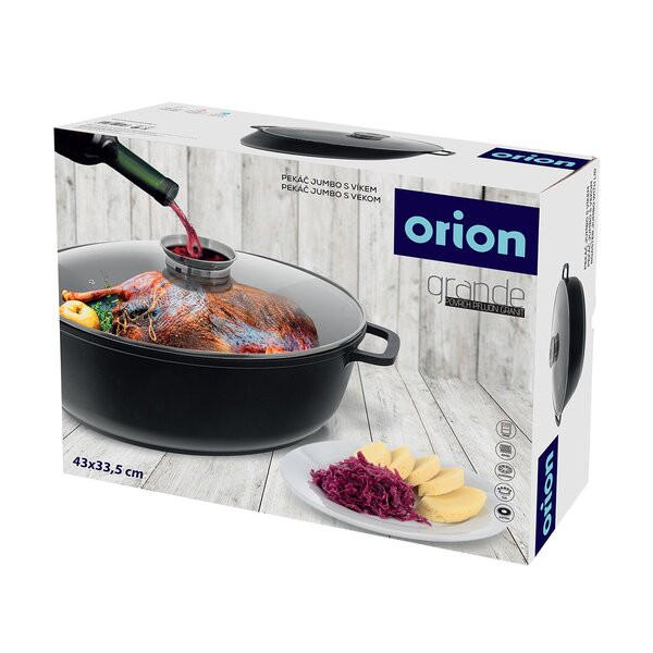 Pekáč GRANDE Aroma Jumbo s poklopom 43x33,5x20cm