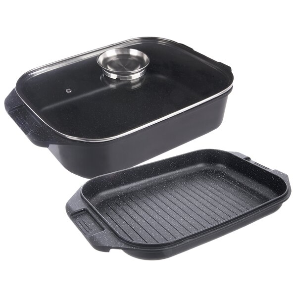 Pekáč GRANDE Aroma s poklopom obojstranný 41x26x15 cm