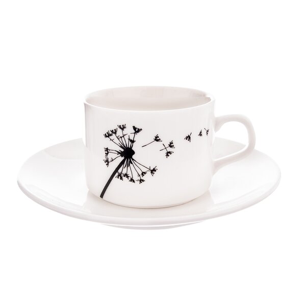 Hrnček s podšálkou Freedom 0,18 l 2 ks