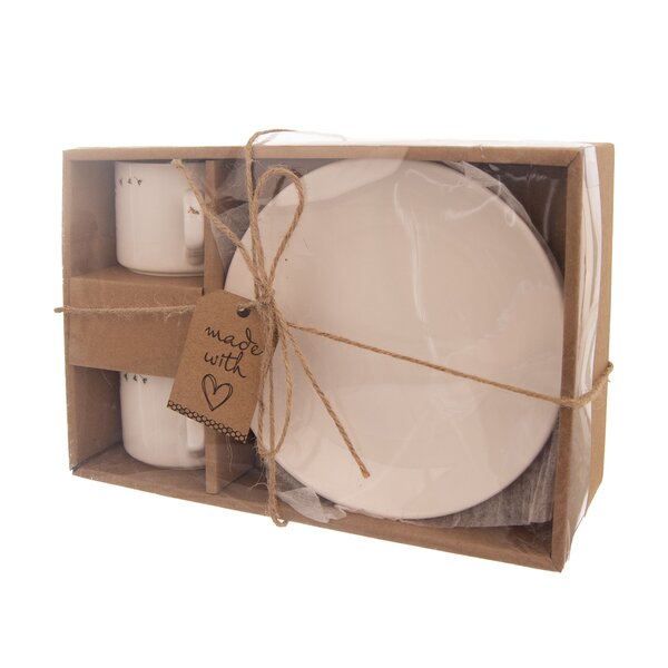 Hrnček s podšálkou Freedom 0,18 l 2 ks