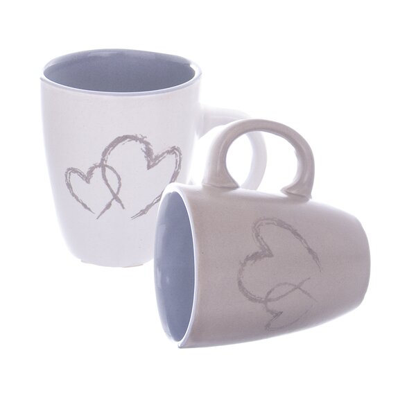 Hrnček Double Love SRDCE 0,14 l 2 ks