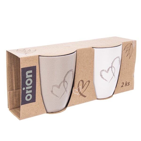 Hrnček Double Love SRDCE 0,14 l 2 ks