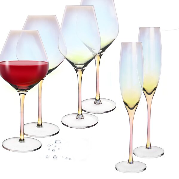 Pohár na sekt Luster 0,22 l 2 ks