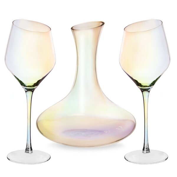 Sada na víno 2 ks s karafou Exclusive Luster