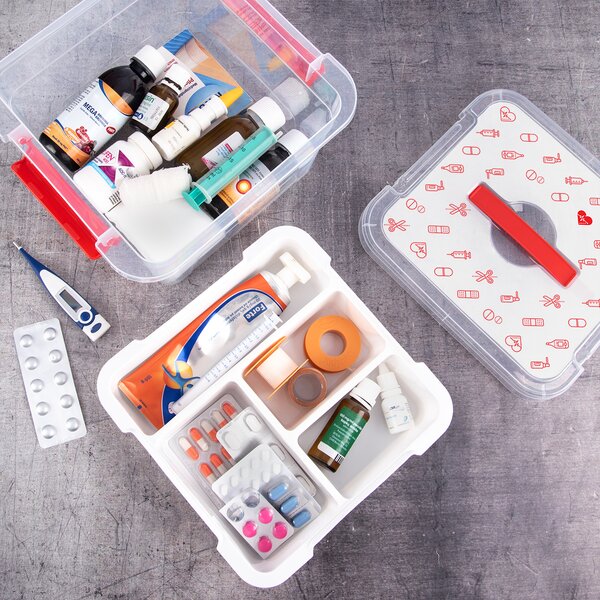 Box na lieky Medico delený