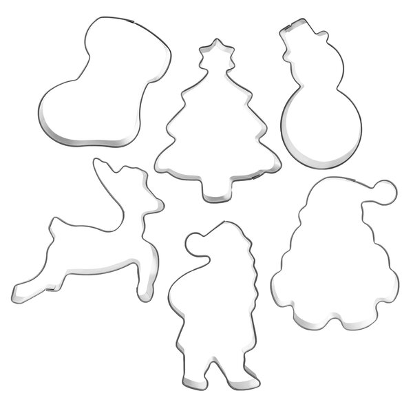 Vykrajovačka DOMKY Vianoce 6 ks