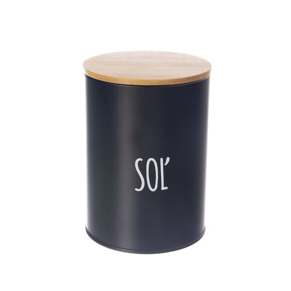 Dóza Soľ BLACK pr. 11 cm 