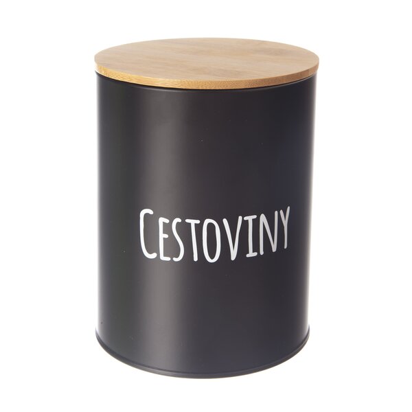 Dóza Cestoviny BLACK pr. 13 cm 