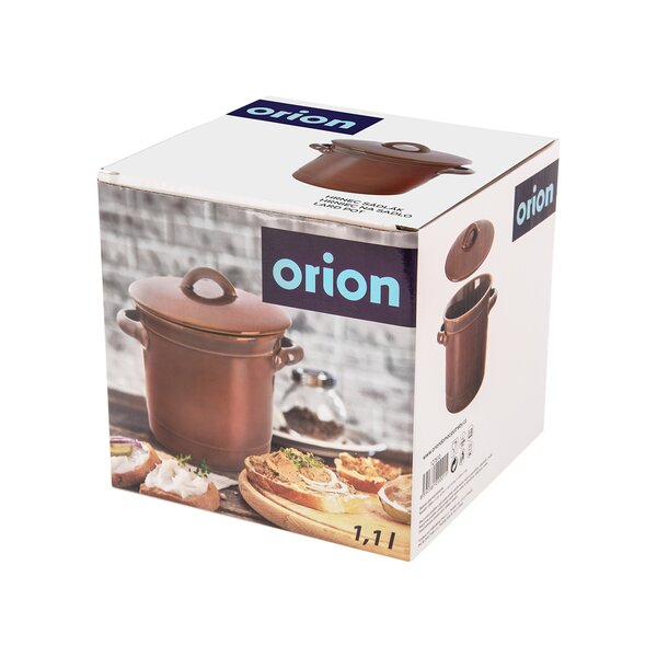 Hrniec na sadlo s vekom 1,1 l 