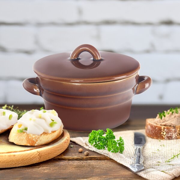 Hrniec na sadlo s vekom 0,34 l