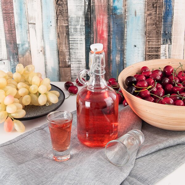 Demižón s klip uzáverom 0,5 l