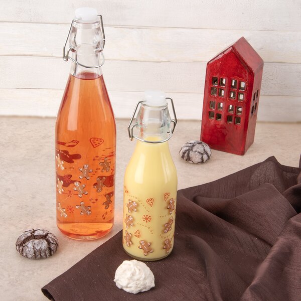 Fľaša s klip uzáverom PERNÍČEK 0,29 l