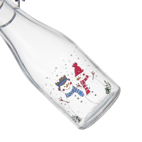 Fľaša s klip uzáverom SNEHULIAK 0,16 l