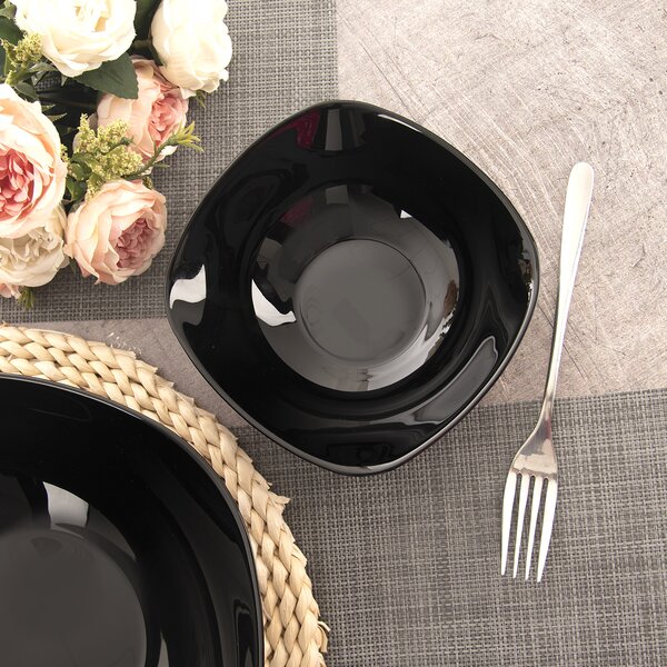 Miska LUNA black 15x15 cm