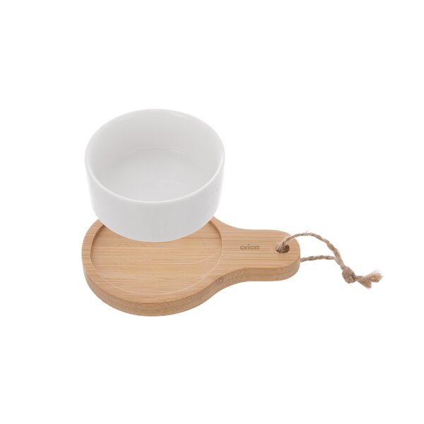 Servírovacia miska s táckou WHITELINE