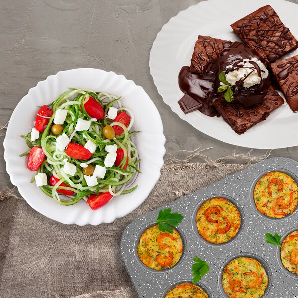 Plytký tanier LUNA vlnky pr. 25 cm