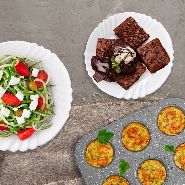 Dezertný tanier LUNA vlnky pr. 20 cm