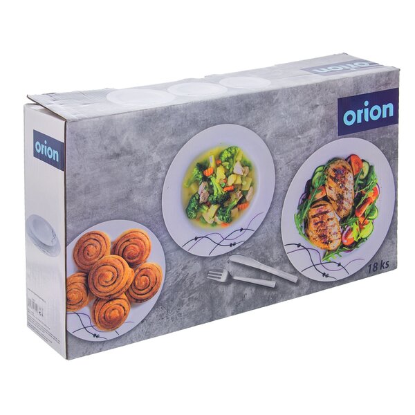 Jedálenská sada vlnky 18 dielov