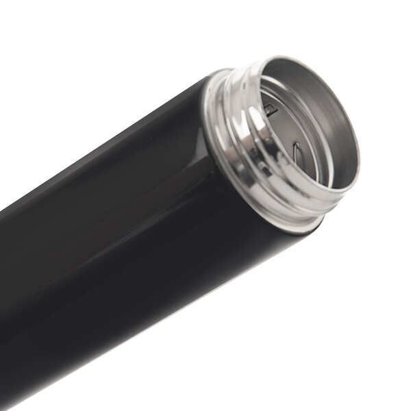 Termoska s teplomerom 0,45 l čierna