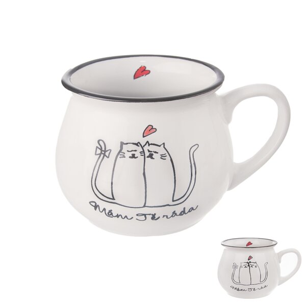 Hrnček Cats Mám ťa rád/a 0,32 l