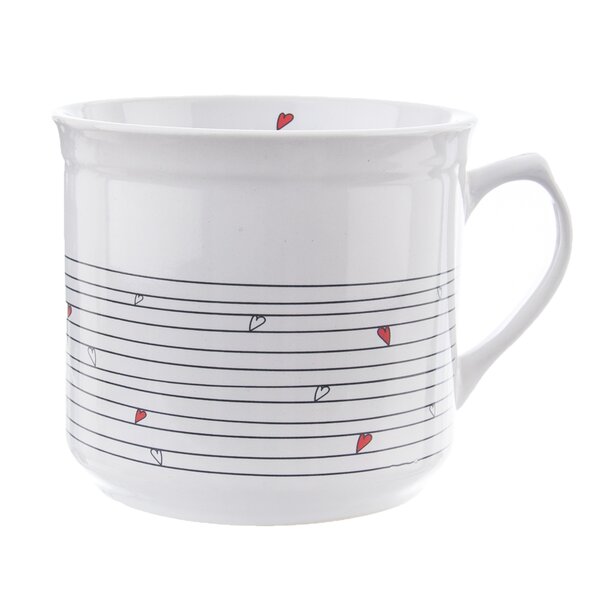 Darčekový hrnček varák s vreckom SRDIEČKA 0,5 l