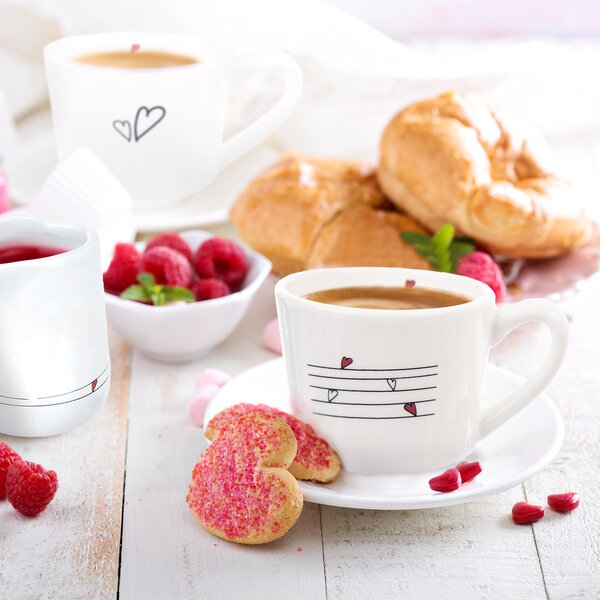 Hrnček SRDIEČKA 0,23 l 2 ks