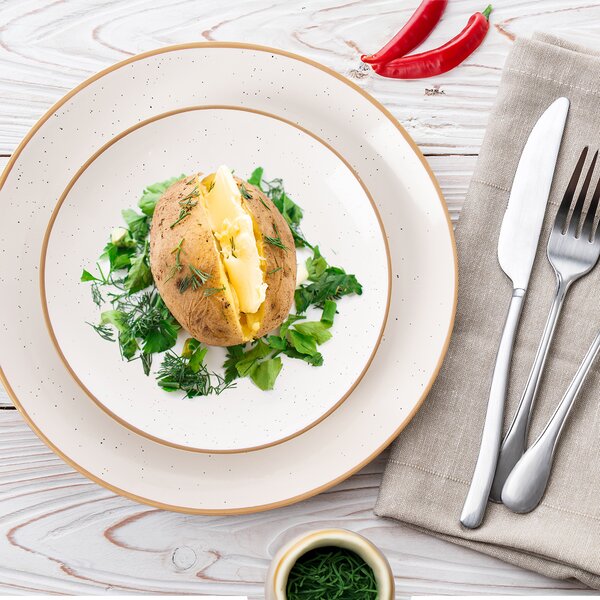 Plytký tanier STATOK pr. 26,8 cm