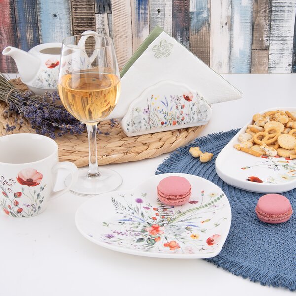 Dezertný tanier MAK srdce 17,5x17 cm