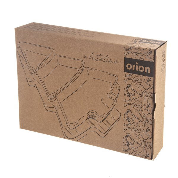 Servírovacie misky s táckou WHITELINE