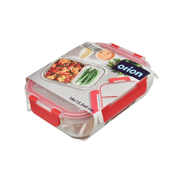 Zapekacia miska delená s vekom 18x13,5x6 cm