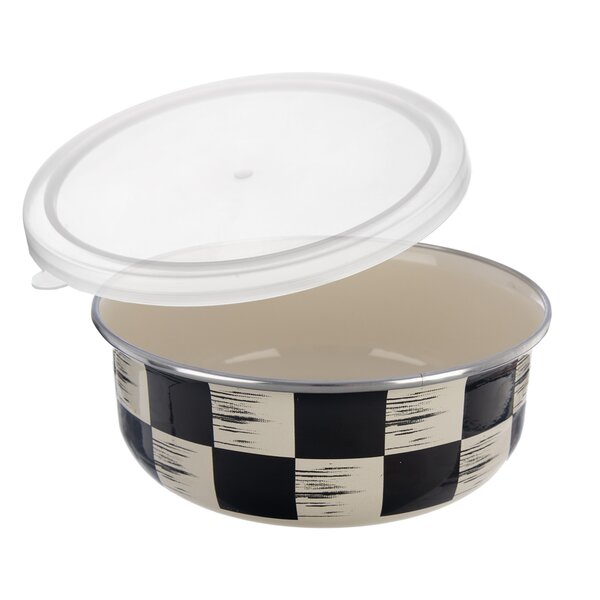 Miska ŠACHOVNICA Lem s vekom pr. 19 cm