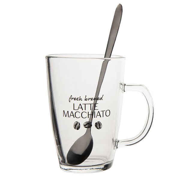 Hrnček s lyžičkou 0,3 l 2 ks