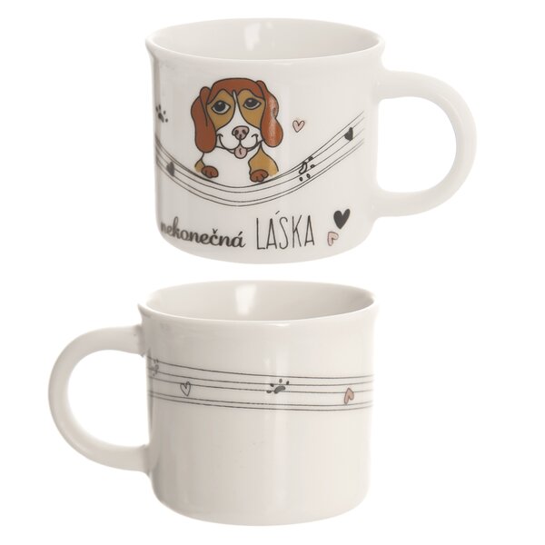 Hrnček NEKONEČNÁ LÁSKA pes 0,1 l