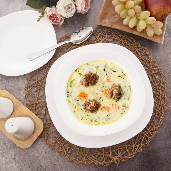 Hlboký tanier LUNA 21,5x21,5 cm